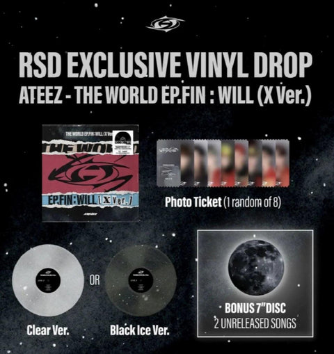 ATEEZ - THE WORLD EP.FIN : WILL (LIMITED GATEFOLD EXCLUSIVE VINYL) - Pig Rabbit Shop Kpop store Spain