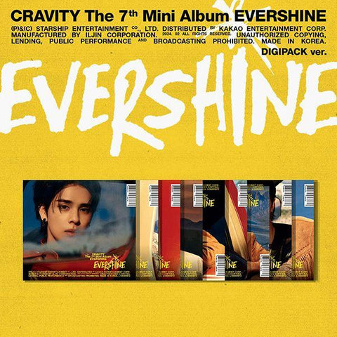 CRAVITY The 7th Mini Album - EVERSHINE (DIGIPACK ver.) - Pig Rabbit Shop Kpop store Spain