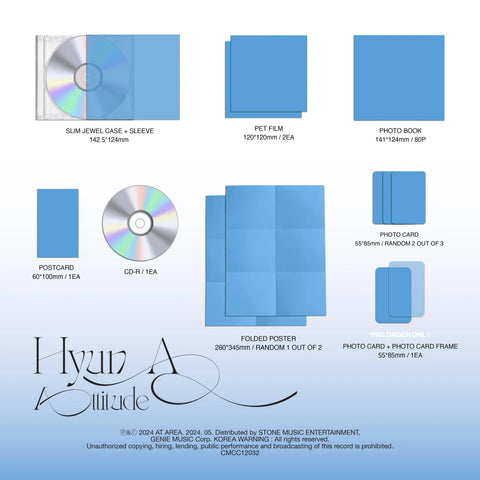 HyunA EP Album - Attitude - Pig Rabbit Shop Kpop store Spain
