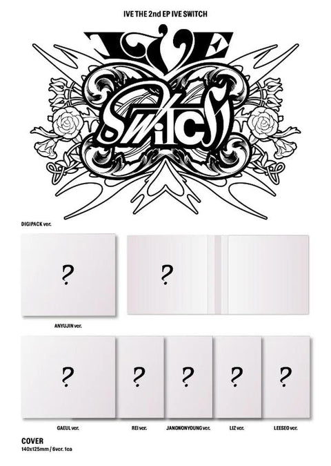 IVE THE 2nd EP - IVE SWITCH (Digipack Ver.) (Limited Edition) RANDOM VER. - Pig Rabbit Shop Kpop store Spain