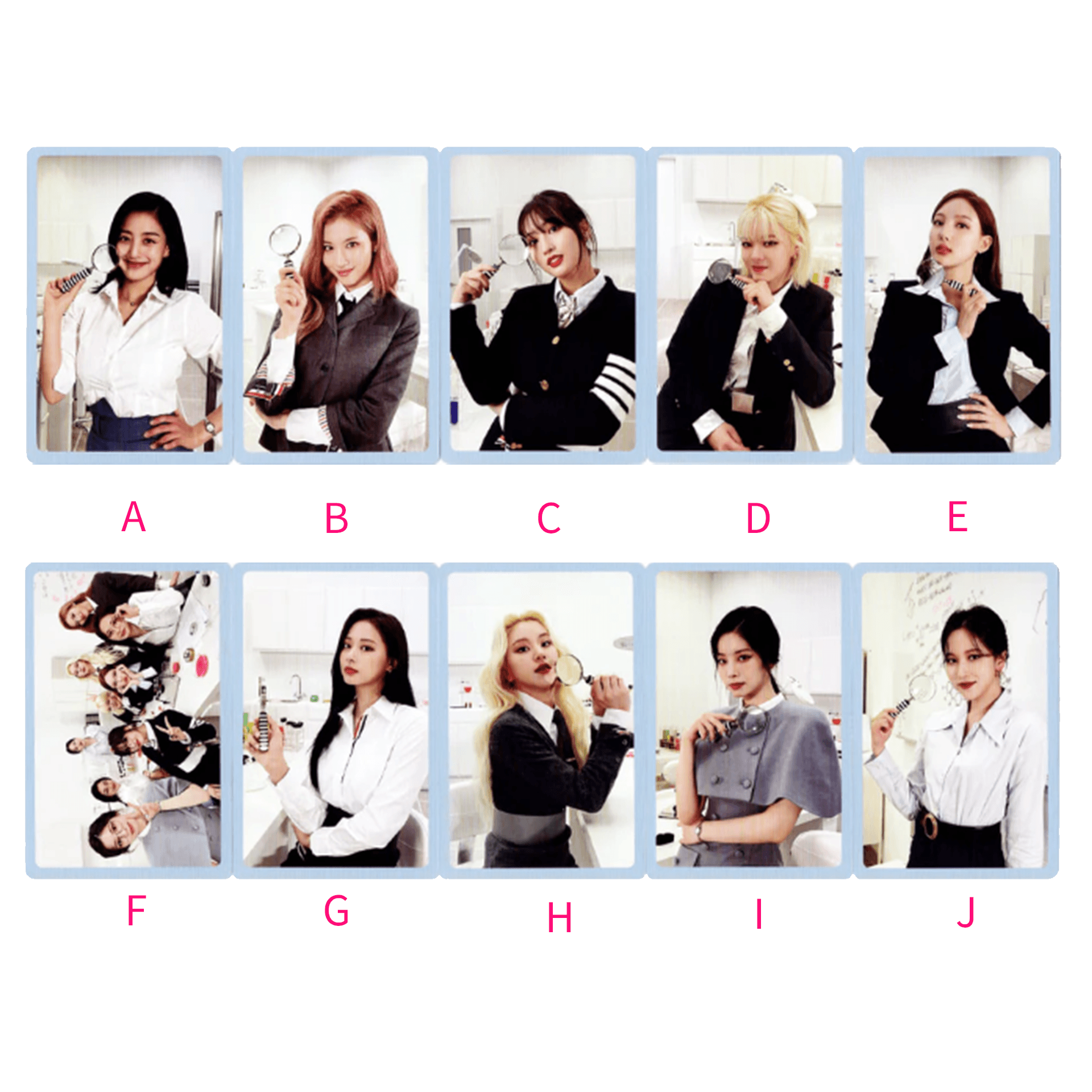 OFFICIAL PHOTOCARD Twice Full Album Vol.3 - Formula Of Love: O+T=