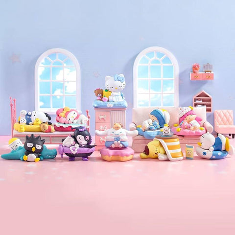 POP MART x Sanrio Characters Fall Asleep Series Blind Box - Pig Rabbit Shop Kpop store Spain