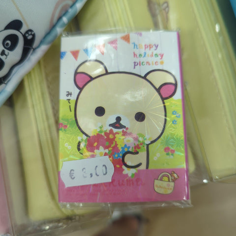 Rilakkuma Happy holiday picnic Memo pad notes - Pig Rabbit Shop Kpop store Spain