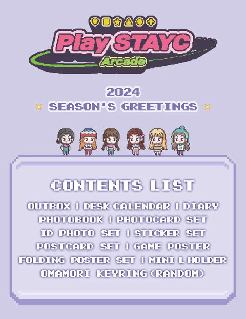 STAYC Season's Greetings 2024 Play STAYC Arcade - Pig Rabbit Shop Kpop store Spain