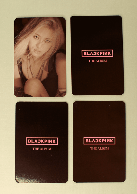 BLACKPINK 1st FULL ALBUM - THE ALBUM Preorder Photorcard - Pig Rabbit Shop Kpop store Spain