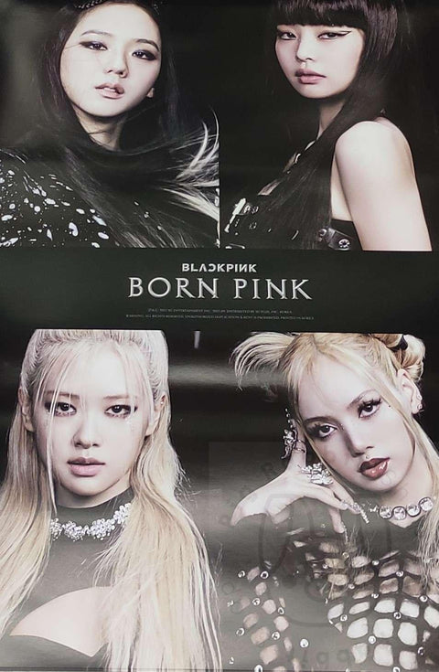 BLACKPINK - 2nd ALBUM [BORN PINK] (BOX SET Ver.) [ black ] poster - Pig Rabbit Shop Kpop store Spain