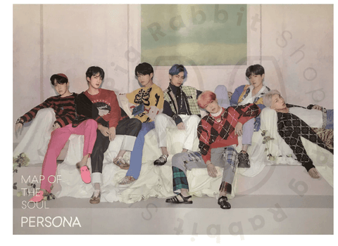 BTS - Map of the soul : persona [ 4 ] poster - Pig Rabbit Shop Kpop store Spain