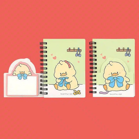 DunDun's Mini Notebook & Sticky Memo Set - Pig Rabbit Shop Kpop store Spain