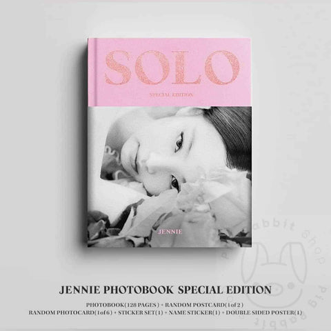 JENNIE - Jennie SOLO Photobook [SPECIAL EDITION] - Pig Rabbit Shop Kpop store Spain