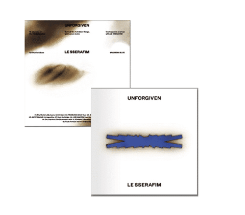 LE SSERAFIM 1st Studio Album - UNFORGIVEN (COMPACT Ver.) - Pig Rabbit Shop Kpop store Spain