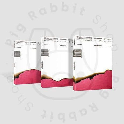 LE SSERAFIM 1st Studio Album - UNFORGIVEN - Pig Rabbit Shop Kpop store Spain