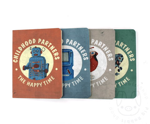 Libreta Pequeña CHILDHOOD PARTNERS (Random) Design By Languo - Pig Rabbit Shop Kpop store Spain