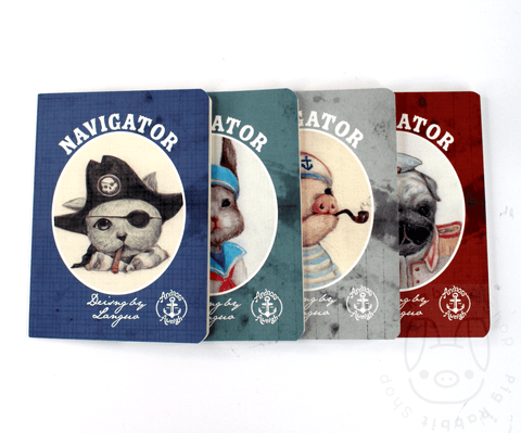 Libreta Pequeña NAVIGATOR (Random) Design By Languo - Pig Rabbit Shop Kpop store Spain