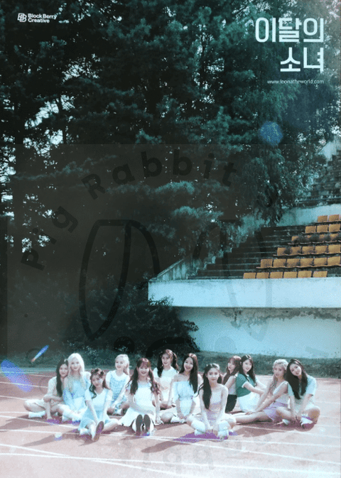 Loona - ++ [ b limited ] poster - Pig Rabbit Shop Kpop store Spain