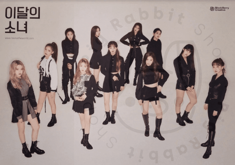 Loona - # [ b limited ] poster - Pig Rabbit Shop Kpop store Spain