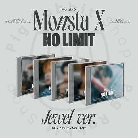 Monsta X mini album vol.10 - No limit [ jewel case ] - Pig Rabbit Shop Kpop store Spain