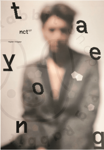 Nct 127 - Regular - irregular [ Taeyong ] poster - Pig Rabbit Shop Kpop store Spain