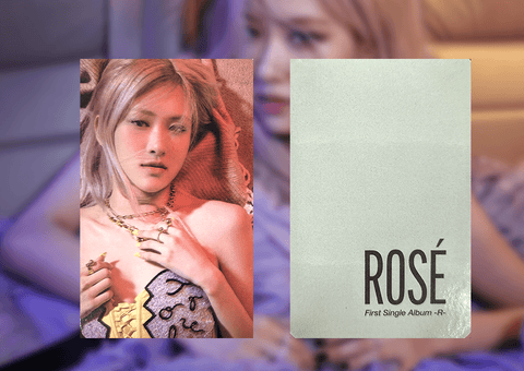 OFFICIAL PHOTOCARD Rosé First Single Album -R- - Pig Rabbit Shop Kpop store Spain