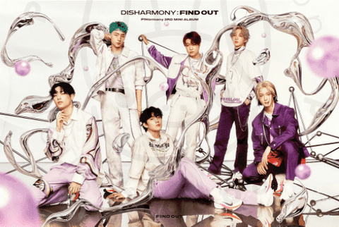 P1HARMONY - Disharmony : find out [ find out ] poster - Pig Rabbit Shop Kpop store Spain