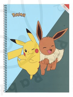 Pokémon Spring Notebook Evee & Pikachu - Pig Rabbit Shop Kpop store Spain