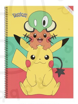 Pokémon Spring Notebook Pikachu – Pig Rabbit Shop