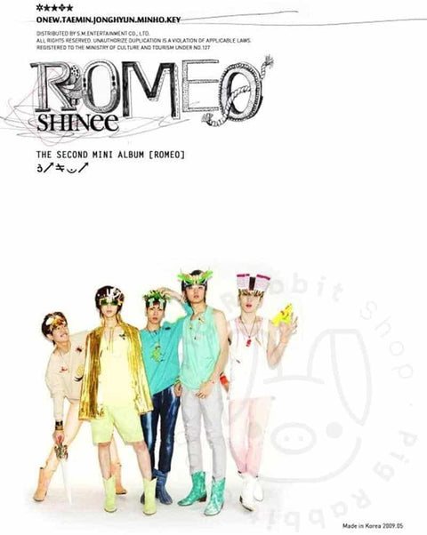 SHINee Mini Album Vol.2 - ROMEO - Pig Rabbit Shop Kpop store Spain