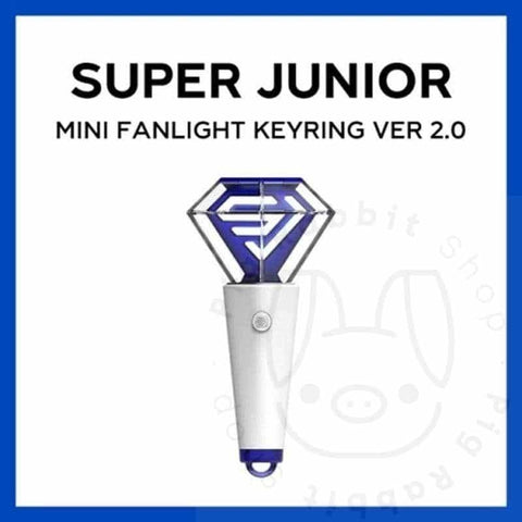 Super junior - Official mini light stick keyring v2 - Pig Rabbit Shop Kpop store Spain