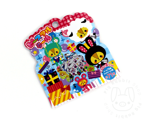 Teddy Costumes Pack Sticker Beats 70/unidades - Pig Rabbit Shop Kpop store Spain