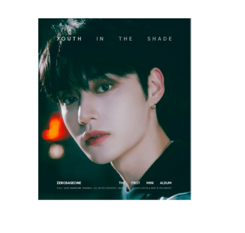 ZEROBASEONE The 1st Mini Album – YOUTH IN THE SHADE [ DIGIPACK VER.] - Pig Rabbit Shop Kpop store Spain
