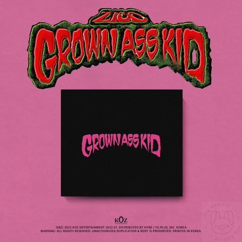 ZICO 4th Mini Album - Grown Ass Kid (Jewel Ver.) - Pig Rabbit Shop Kpop store Spain