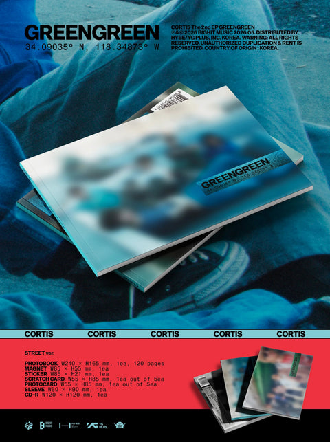 Preorder album CORTIS GREENGREEN en Pig Rabbit Shop