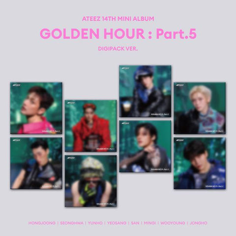 ATEEZ GOLDEN HOUR: Part.5 álbum digipack — reserva en Pig Rabbit Shop