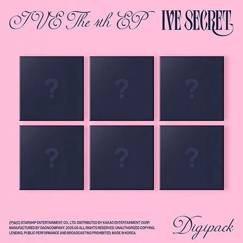 IVE 4TH EP - IVE SECRET (DIGIPACK)