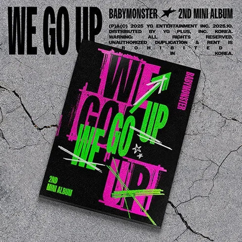 BABYMONSTER - 2nd MINI ALBUM [WE GO UP] (UP Ver.) — album oficial de BABYMONSTER | K-pop merch España