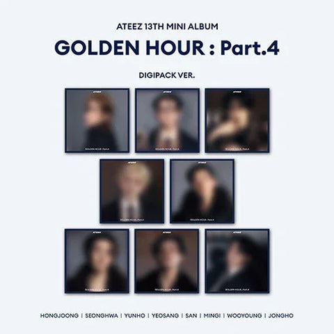 [RESERVA] ATEEZ - GOLDEN HOUR : PART.4 MINI 13TH ALBUM DIGIPACK