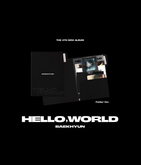 BAEKHYUN 4th Mini Album - Hello, World (Folder Ver.)