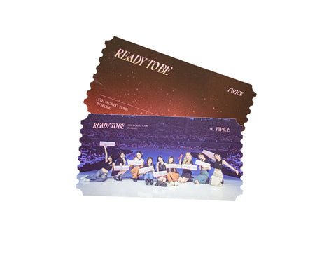 OFFICIAL TICKET READY TO BE TWICE 5TH World Tour In Seoul