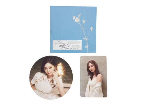 OFFICIAL PHOTOCARD Y COASTER TZUYU (TWICE) 1st Mini Album - abouTZU (Heaven Ver.)