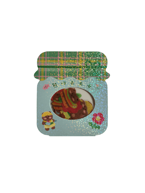 Sticker Green Jar (20 pieces) - Pig Rabbit Shop Kpop store Spain