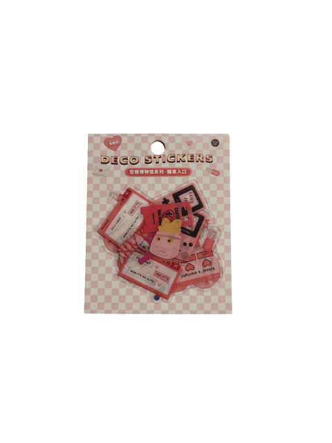 Sticker Deco Stickers Pink (20 pieces) - Pig Rabbit Shop Kpop store Spain