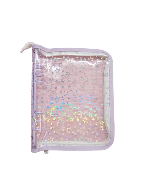 Binder Transparentes de Estrellas A6