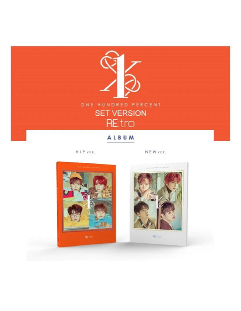 100% 6th Mini Album - RE:tro - Pig Rabbit Shop Kpop store Spain