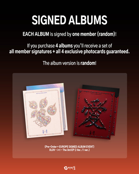 [EVENTO/SIGNED] XLOV - i=! - The 3rd EP