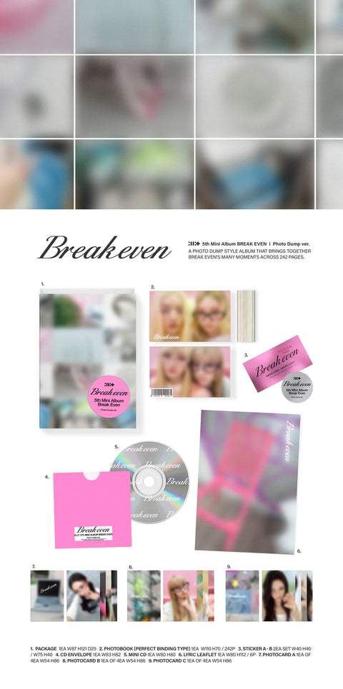 [PREORDER] ILLIT - BREAK EVEN (Photo Dump ver.)
