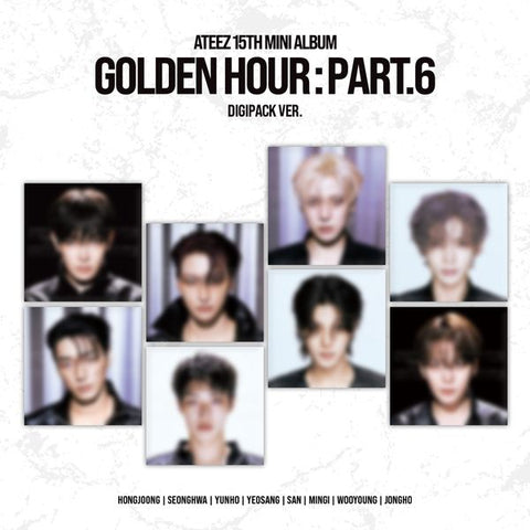 [PREORDER] ATEEZ 15th Mini Album - GOLDEN HOUR : Part.6 (DIGIPACK Ver.) + APPLE MUSIC GIFT