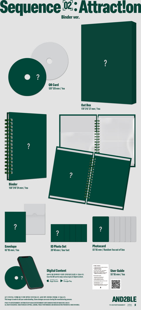 [PREORDER]   AND2BLE - Sequence 02: Attraction (BINDER VER.)