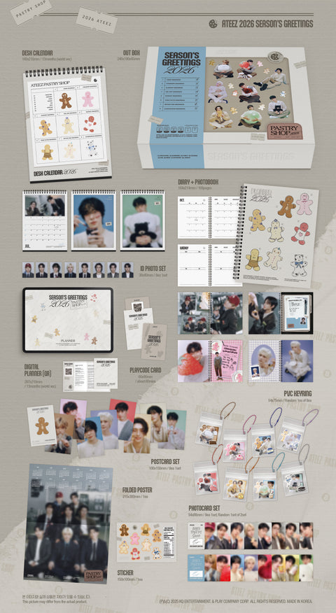 [RESERVA][EVENTO HELLO82] ATEEZ - 2026 SEASON'S GREETINGS