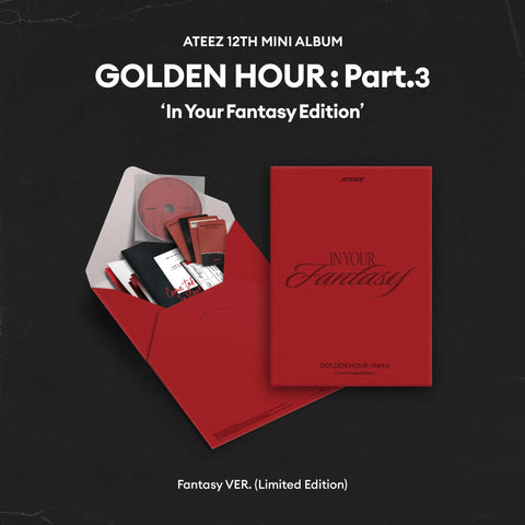 ATEEZ - The 12th Mini Album Golden Hour: Part.3(IN YOUR FANTASY EDITION) (Limited)