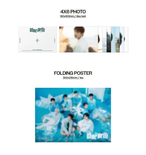 [PREORDER] ATEEZ - ATEEZ 8th Anniversary PHOTOBOOK Blue Drift