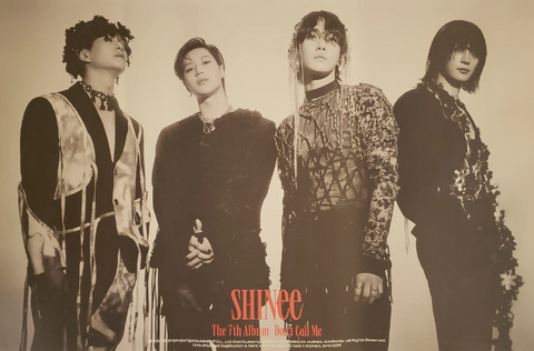 SHINee 7th Album Don't Call Me (Jewel Case Ver.) POSTER